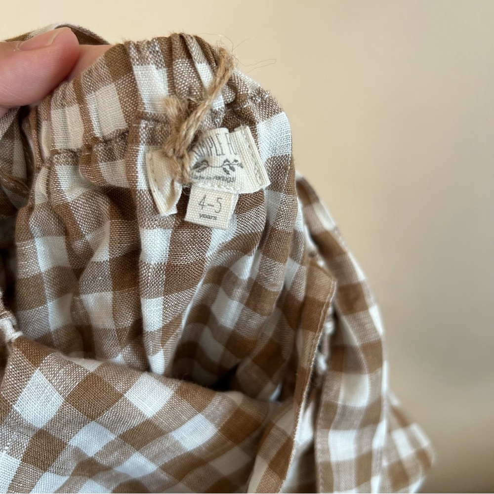 NWT The Simple Folk overall romper size 4/5 - Picture 5 of 5